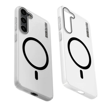 Frosted Sleek Matte Wireless Charging Support Back Cover Case For Samsung S23 5G With Raised Camera Protection