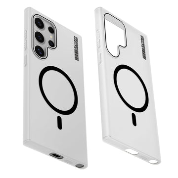 Frosted Sleek Matte Wireless Charging Support Back Cover Case For Samsung S24 Ultra 5G With Raised Camera Protection