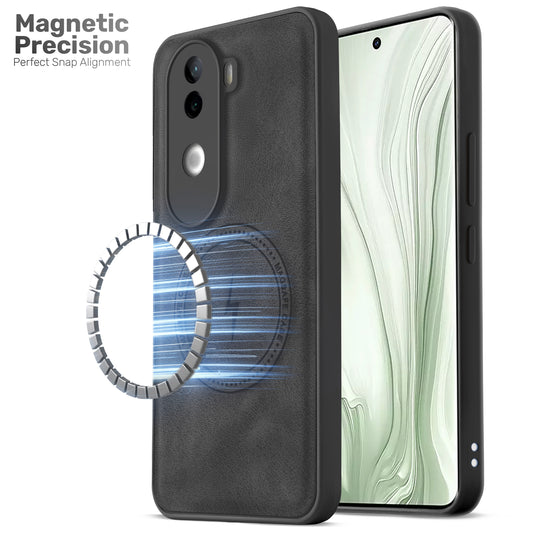 Refined PU Leather Case for Vivo V40e 5G