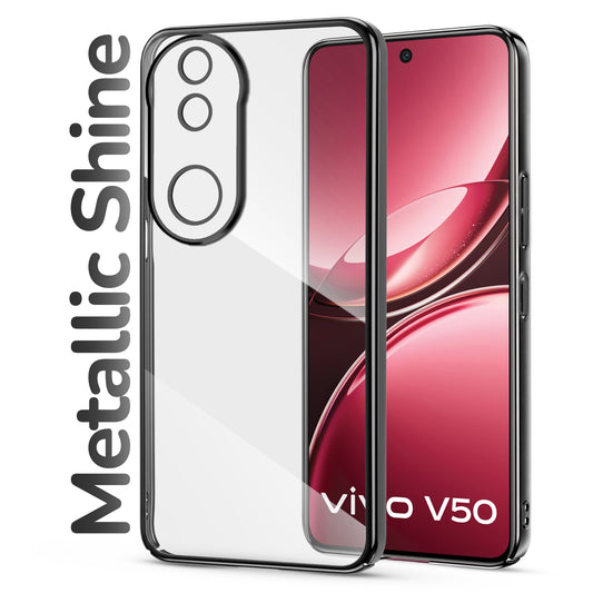 Shiny Edge Hard Case For Vivo V50 5G