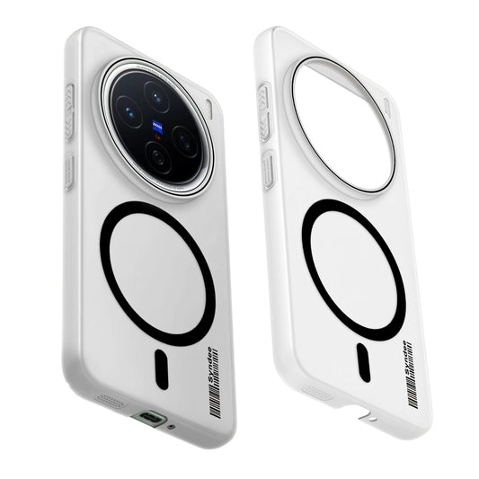 Frosted Sleek Matte Wireless Charging Support Back Cover Case for Vivo X200 5G With Raised Camera Protection