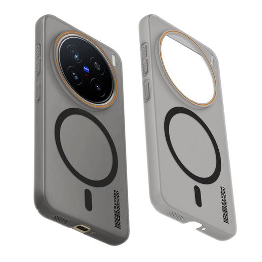 Colourful Frosted Matte Wireless Charging Support Back Cover Case for Vivo X200 Pro 5G With Raised Camera Protection