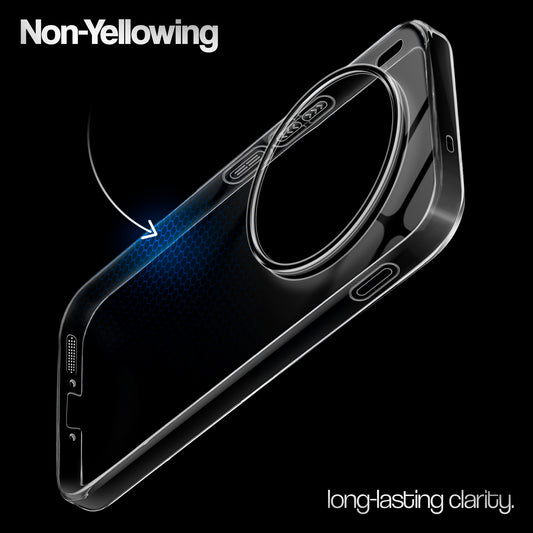 Crystal Clear Colorful Camera Ring Back Case for Vivo X300 Pro 5G