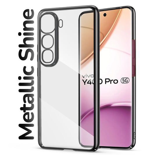 Shiny Edge Cuts Case for Vivo Y400 Pro 5G