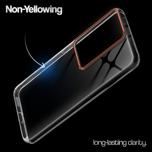 Crystal Clear Anti-Yellow Transparent Back Cover Case With Camera Ring Protection for Vivo V29 5G