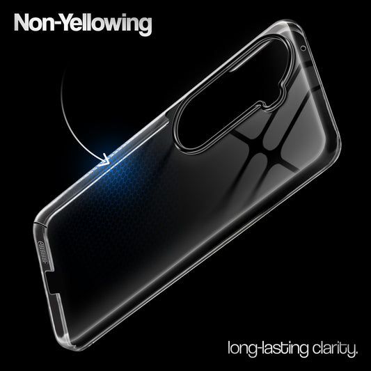 Crystal Clear Anti-Yellow Transparent Back Cover Case With Camera Ring Protection for Vivo V40e 5G