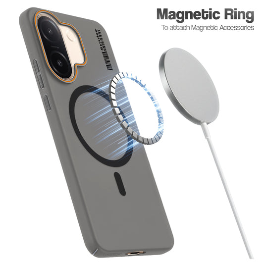 Colourful Frosted Matte With Raised Camera Protection Back Cover Case For Vivo V60e 5G