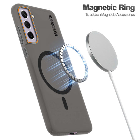Colourful Frosted Matte Wireless Charging Support Back Cover Case for Samsung S21 FE 5G With Raised Camera Protection