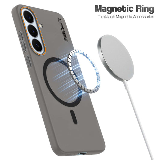 Colourful Frosted Matte Wireless Charging Support Back Cover Case for Samsung S26 Plus 5G With Raised Camera Protection