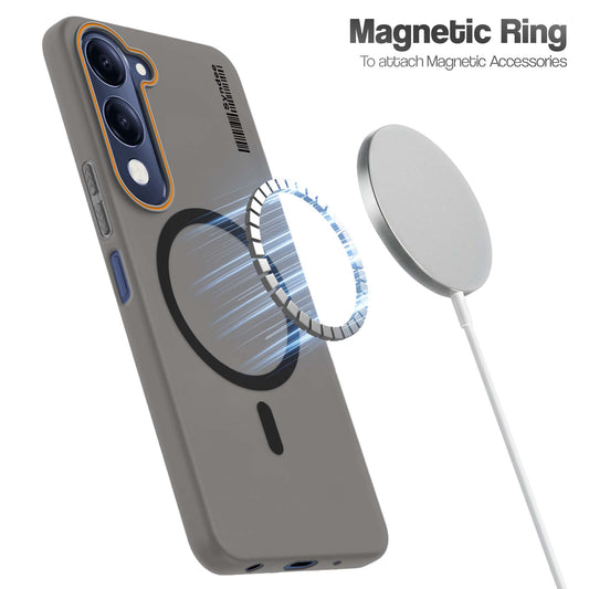 Colourful Frosted Matte With Raised Camera Protection Back Cover Case For Vivo T4 Lite 5G
