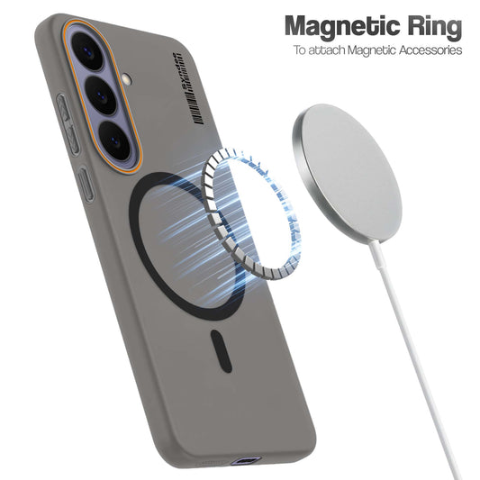 Colourful Frosted Matte Wireless Charging Support Back Cover Case for Samsung S26 5G With Raised Camera Protection