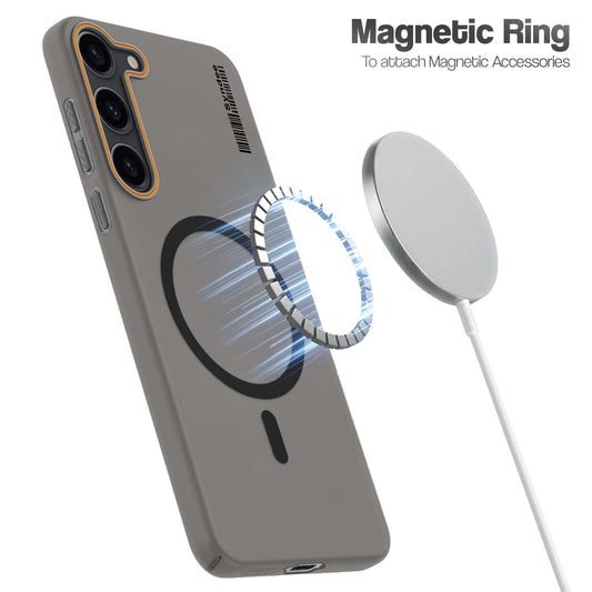 Colourful Frosted Matte Wireless Charging Support Back Cover Case for Samsung S23 Plus 5G With Raised Camera Protection
