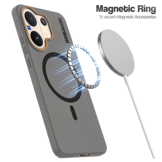 Colourful Frosted Matte With Raised Camera Protection Back Cover Case For Vivo V60 5G