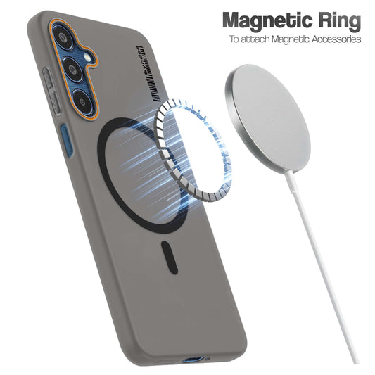 Colourful Frosted Matte With Raised Camera Protection Back Cover Case For Samsung M35 5G