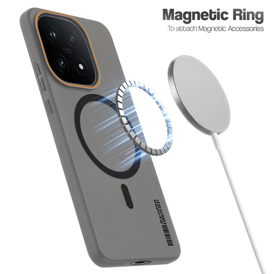 Colourful Frosted Matte Wireless Charging Support Back Cover Case for iQOO 15 5G With Raised Camera Protection