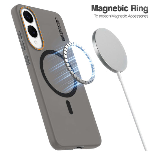 Colourful Frosted Matte Wireless Charging Support Back Cover Case for Samsung S25 Edge With Raised Camera Protection