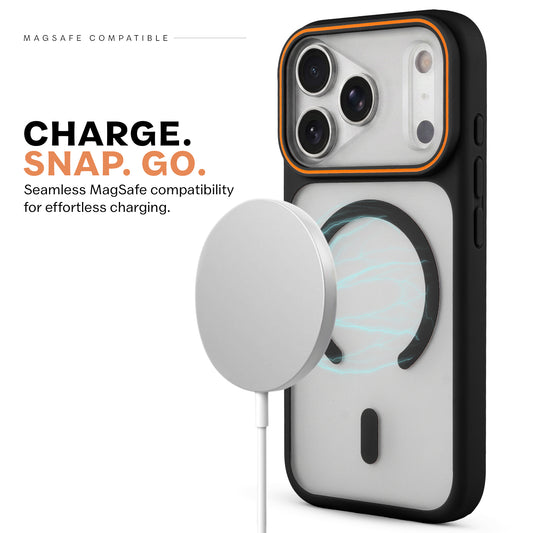 Premium MagSafe Case for Apple iPhone 18 Pro Max with Frosted Back, Soft Silicone Edges & Raised Camera Protection