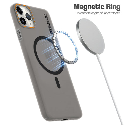 Colourful Frosted Matte Wireless Charging Support Back Cover Case for Apple iPhone 11 Pro Max With Raised Camera Protection