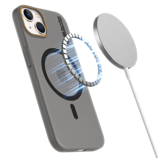 Colourful Frosted Matte Wireless Charging Support Back Cover Case for Apple iPhone 13 Mini With Raised Camera Protection