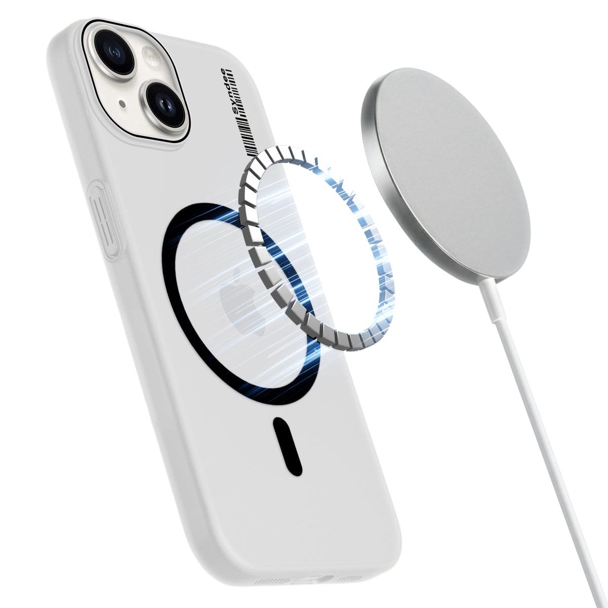 Frosted Sleek Matte Wireless Charging Support Back Cover Case For Apple iPhone 14 Plus With Raised Camera Protection