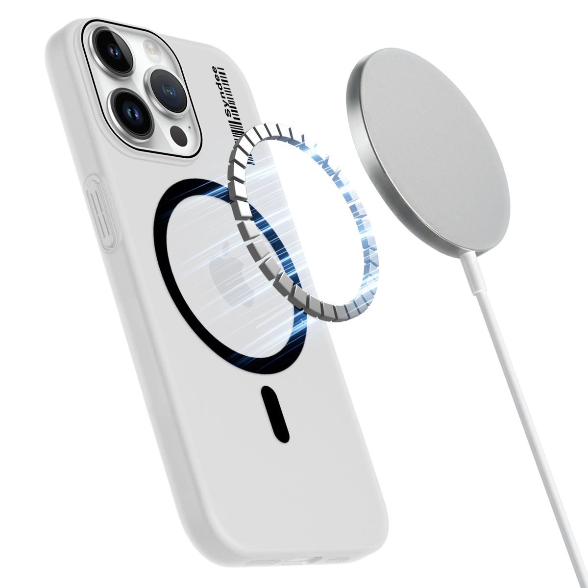 Frosted Sleek Matte Wireless Charging Support Back Cover Case For Apple iPhone 14 Pro With Raised Camera Protection