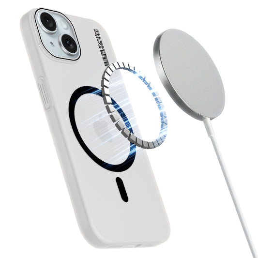 Frosted Sleek Matte Wireless Charging Support Back Cover Case For Apple iPhone 15 Plus With Raised Camera Protection