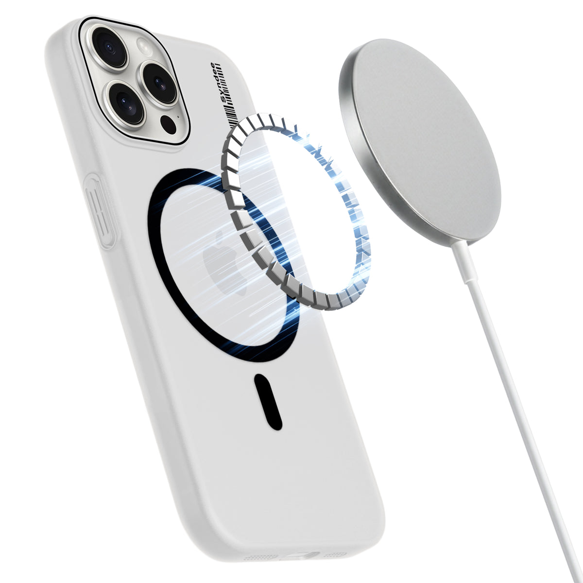 Frosted Sleek Matte Wireless Charging Support Back Cover Case For Apple iPhone 15 Pro Max With Raised Camera Protection