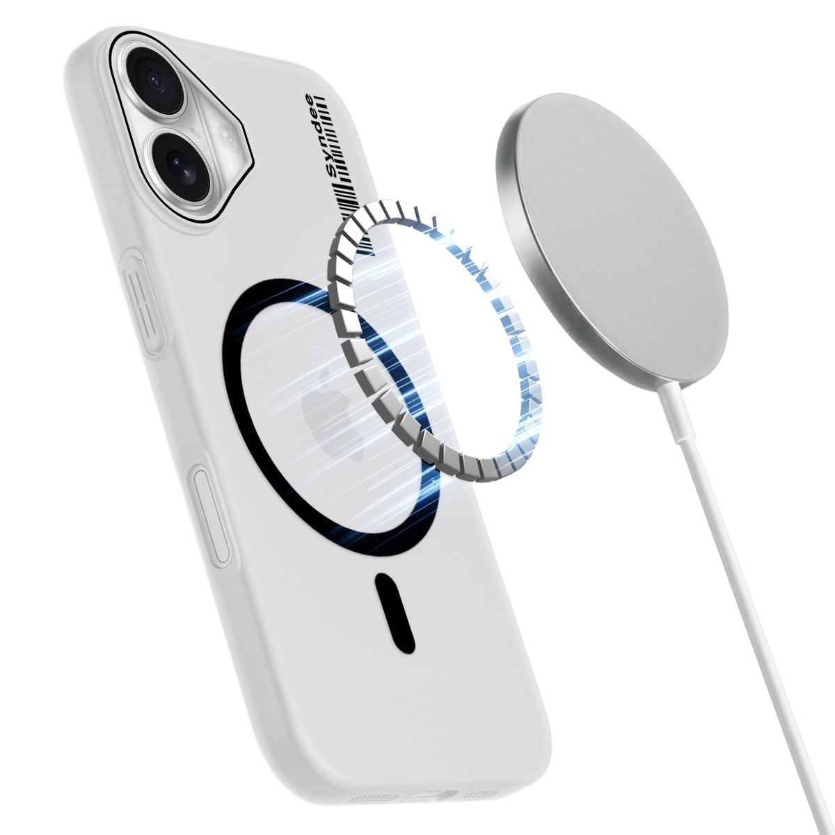 Frosted Sleek Matte Wireless Charging Support Back Cover Case For Apple iPhone 16 Plus With Raised Camera Protection