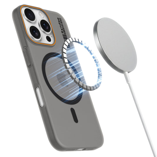 Colourful Frosted Matte Wireless Charging Support Back Cover Case for Apple iPhone 16 Pro Max With Raised Camera Protection