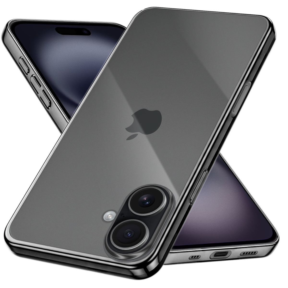 Shiny Edge Cuts Case for Apple iPhone 16