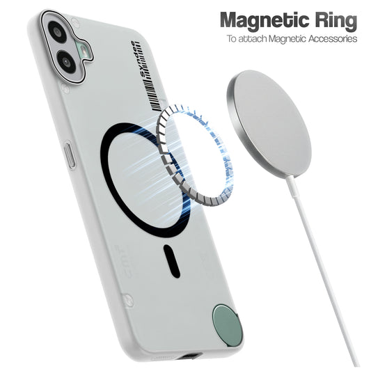 Frosted Sleek Matte With Raised Camera Protection Back Cover Case For CMF By Nothing Phone 1