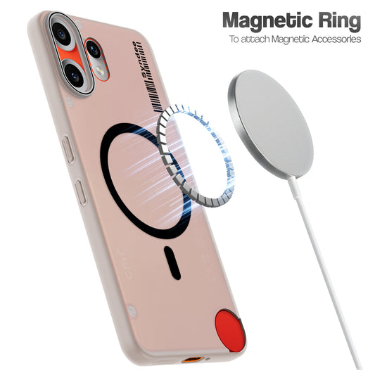 Frosted Sleek Matte With Raised Camera Protection Back Cover Case For CMF Nothing Phone 2 Pro
