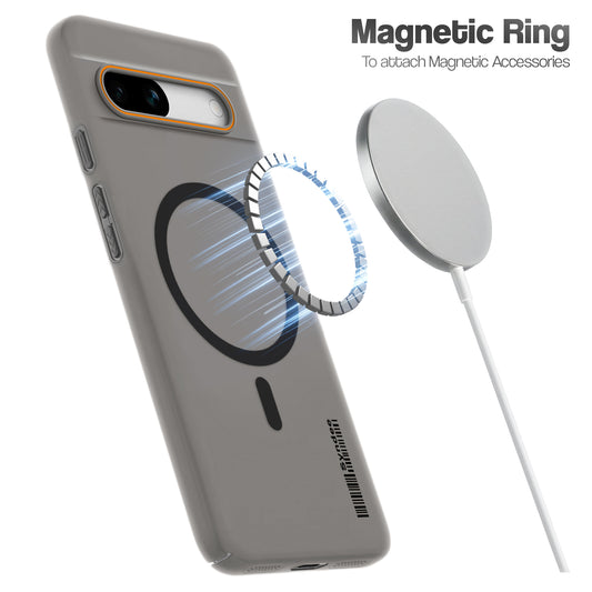 Colourful Frosted Matte Wireless Charging Support Back Cover Case for Google Pixel 7A With Raised Camera Protection