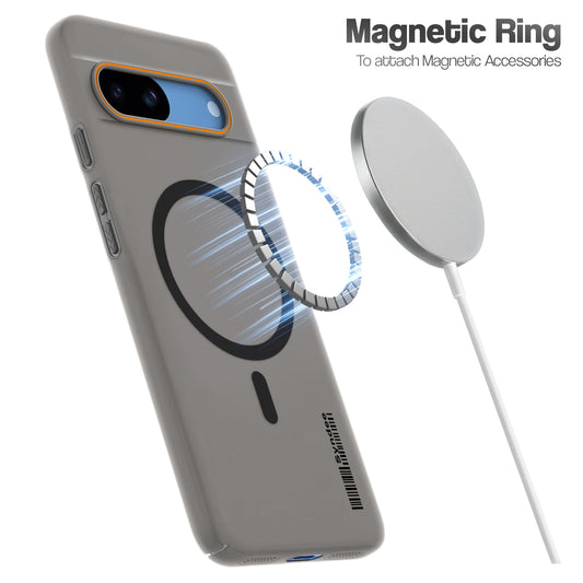 Colourful Frosted Matte Wireless Charging Support Back Cover Case for Google Pixel 8A With Raised Camera Protection