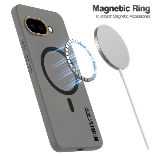 Colourful Frosted Matte Wireless Charging Support Back Cover Case for Google Pixel 9A 5G With Raised Camera Protection