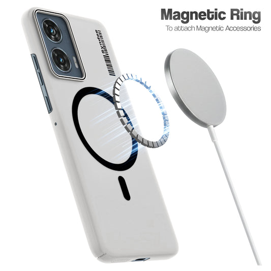 Frosted Sleek Matte With Raised Camera Protection Back Cover Case For Motorola Edge 50 Fusion 5G
