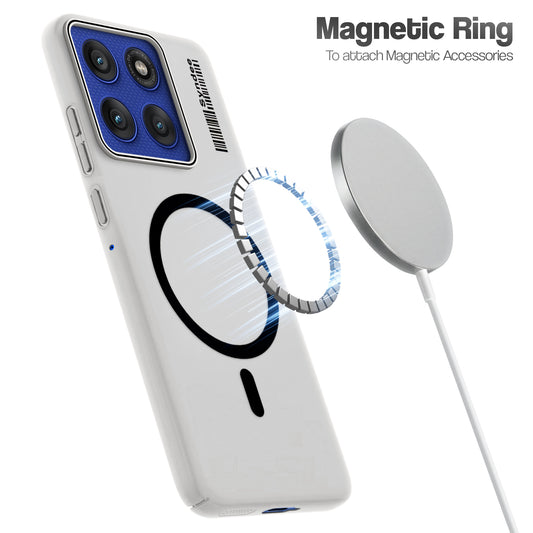 Frosted Sleek Matte Wireless Charging Support Back Cover Case for Motorola Moto Edge 60 Pro 5G With Raised Camera Protection