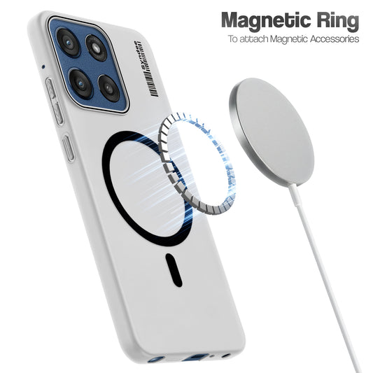 Frosted Sleek Matte Wireless Charging Support Back Cover Case for Motorola Edge 60 Stylus 5G With Raised Camera Protection