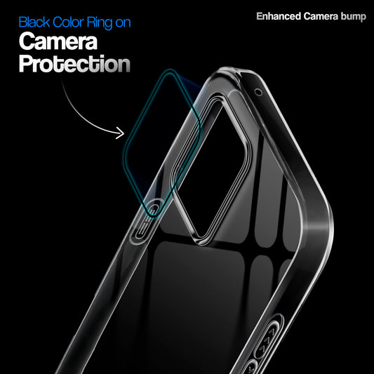 Crystal Clear Anti-Yellow Transparent Back Cover Case With Camera Ring Protection for Nothing Phone 2