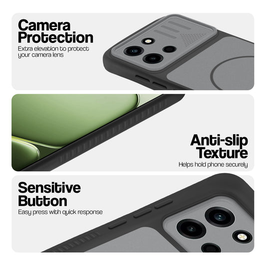 Dual Tone Silicone Grip Back Cover with Camera Protection for OnePlus Nord 6 5G