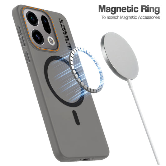 Colourful Frosted Matte Wireless Charging Support Back Cover Case for Oppo Find X9 5G With Raised Camera Protection