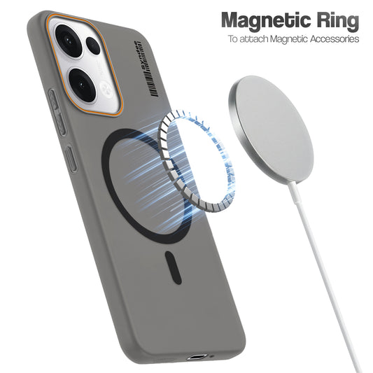 Colourful Frosted Matte With Raised Camera Protection Back Cover Case For Oppo Reno 13 5G