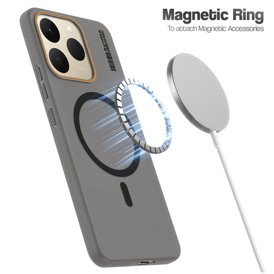 Colourful Frosted Matte With Raised Camera Protection Back Cover Case For Realme 15T 5G