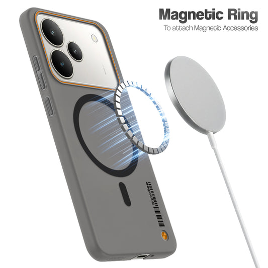 Colourful Frosted Matte With Raised Camera Protection Back Cover Case For Realme P4 5G