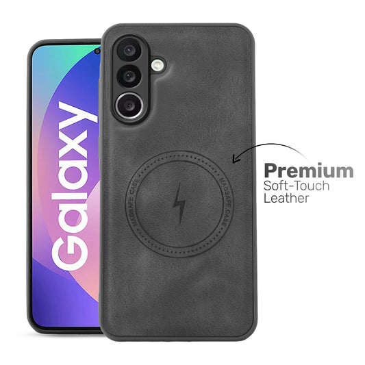 Refined PU Leather Case for Samsung F56 5G