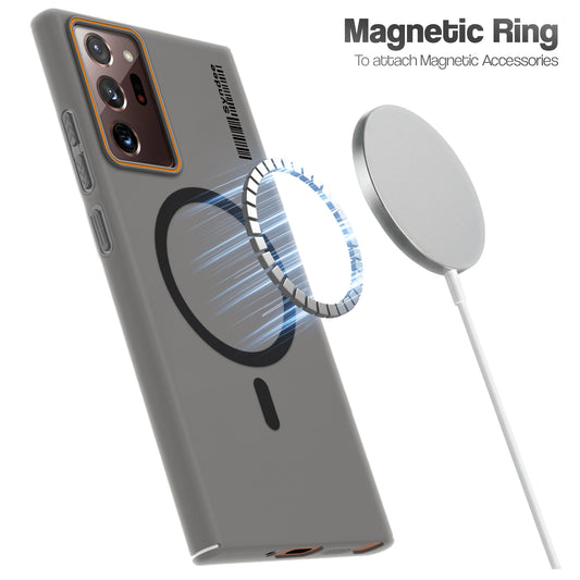 Colourful Frosted Matte Wireless Charging Support Back Cover Case for Samsung Note 20 Ultra 5G With Raised Camera Protection