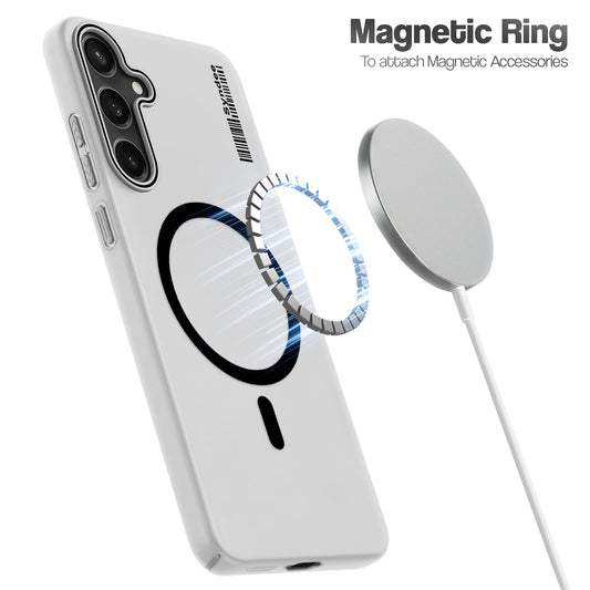Frosted Sleek Matte Wireless Charging Support Back Cover Case For Samsung S23 FE 5G With Raised Camera Protection