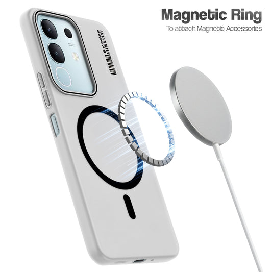 Frosted Sleek Matte With Raised Camera Protection Back Cover Case For Vivo T4x 5G