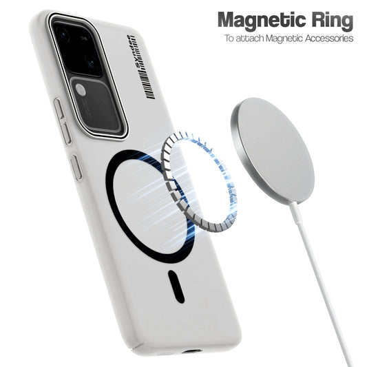 Frosted Sleek Matte With Raised Camera Protection Back Cover Case For Vivo V30 5G