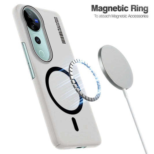 Frosted Sleek Matte With Raised Camera Protection Back Cover Case For Vivo V40 Pro 5G